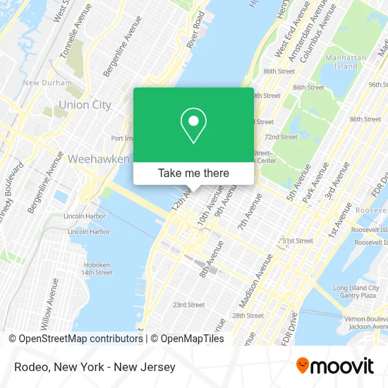 Rodeo map