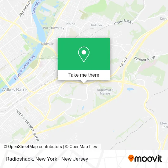 Radioshack map
