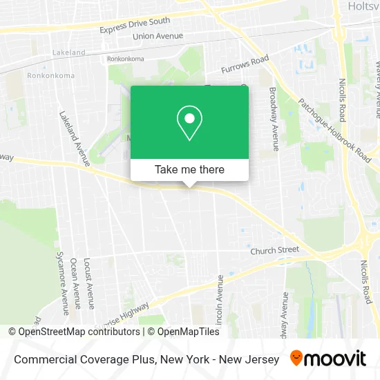 Commercial Coverage Plus map