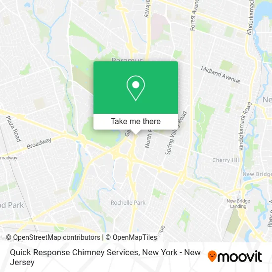 Quick Response Chimney Services map