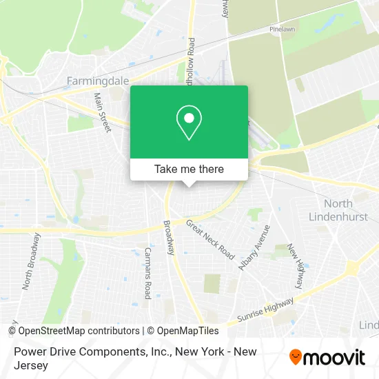 Power Drive Components, Inc. map