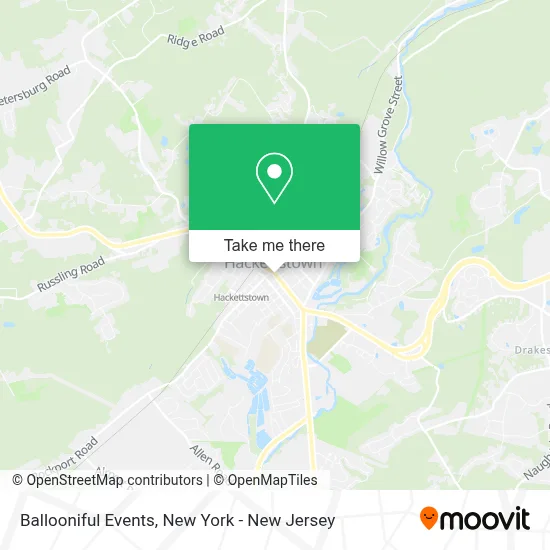 Ballooniful Events map