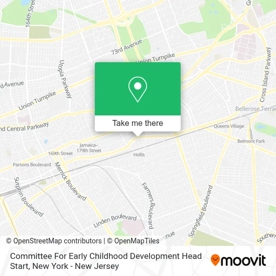 Committee For Early Childhood Development Head Start map