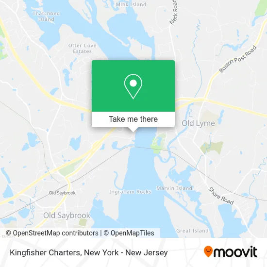 Kingfisher Charters map