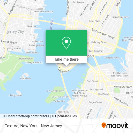 Text Va map