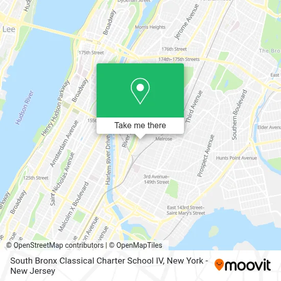 South Bronx Classical Charter School IV map