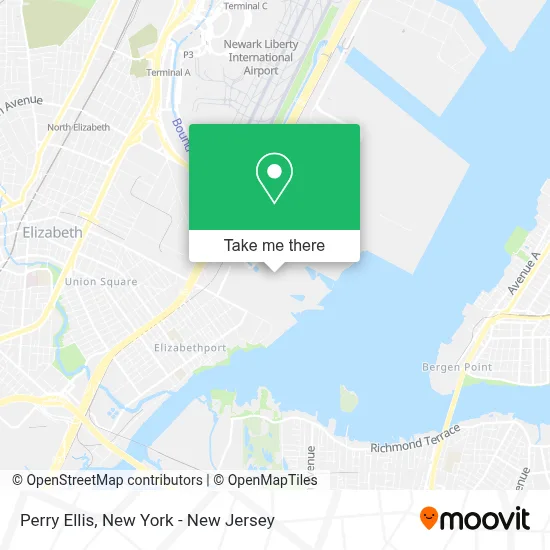 Perry Ellis map