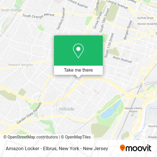Amazon Locker - Elbrus map