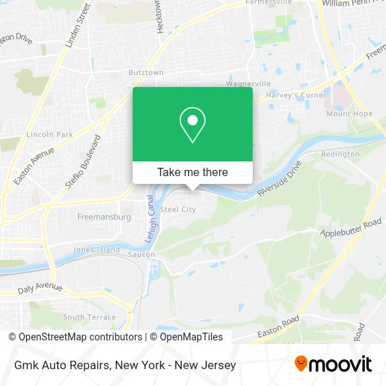 Gmk Auto Repairs map