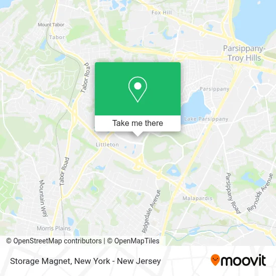 Storage Magnet map