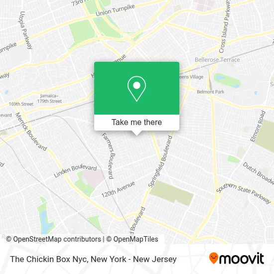 The Chickin Box Nyc map