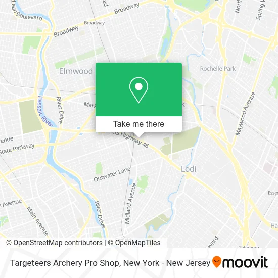 Targeteers Archery Pro Shop map