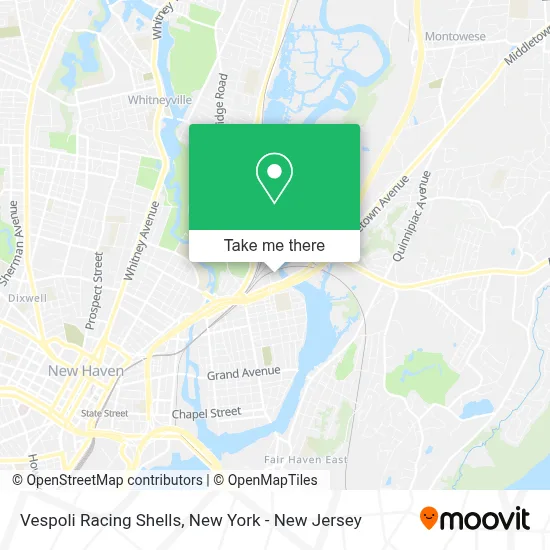 Vespoli Racing Shells map