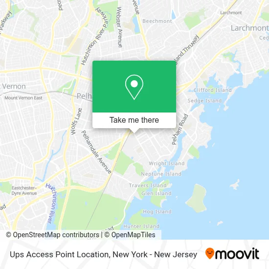 Ups Access Point Location map