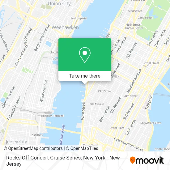 Rocks Off Concert Cruise Series map