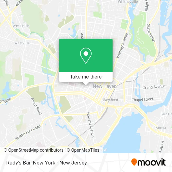 Rudy's Bar map