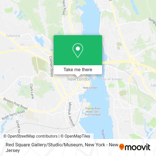 Red Square Gallery / Studio / Museum map