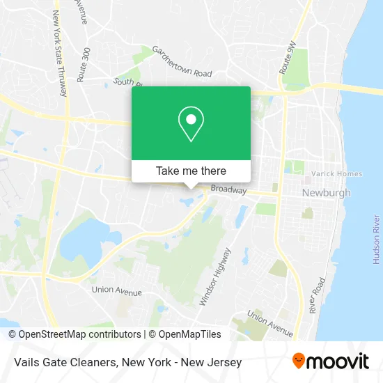 Vails Gate Cleaners map