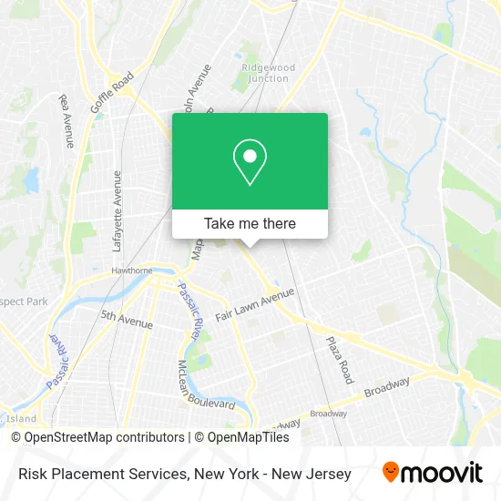 Risk Placement Services map