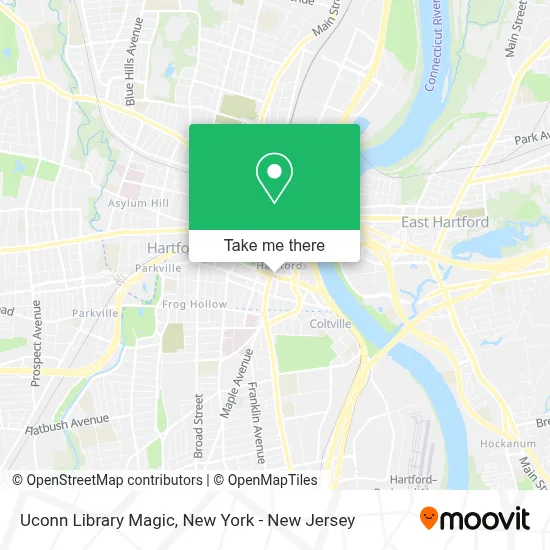 Uconn Library Magic map