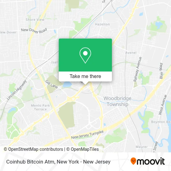 Coinhub Bitcoin Atm map