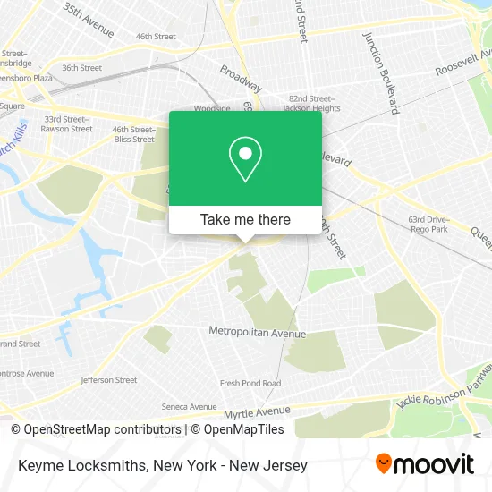Keyme Locksmiths map