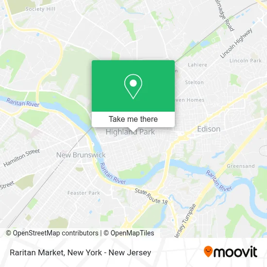 Raritan Market map