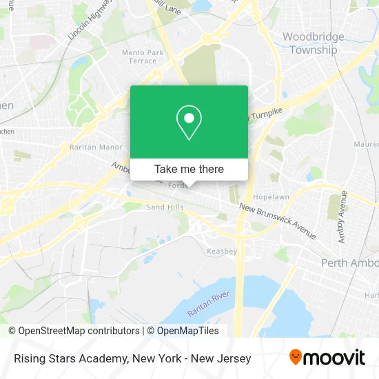 Rising Stars Academy map