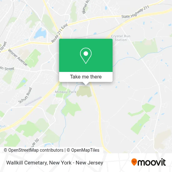 Wallkill Cemetary map