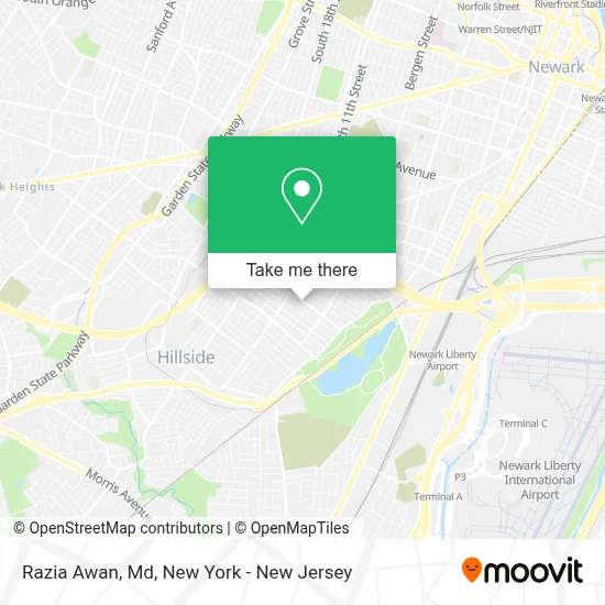 Razia Awan, Md map