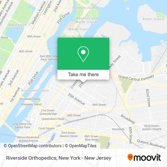 Riverside Orthopedics map