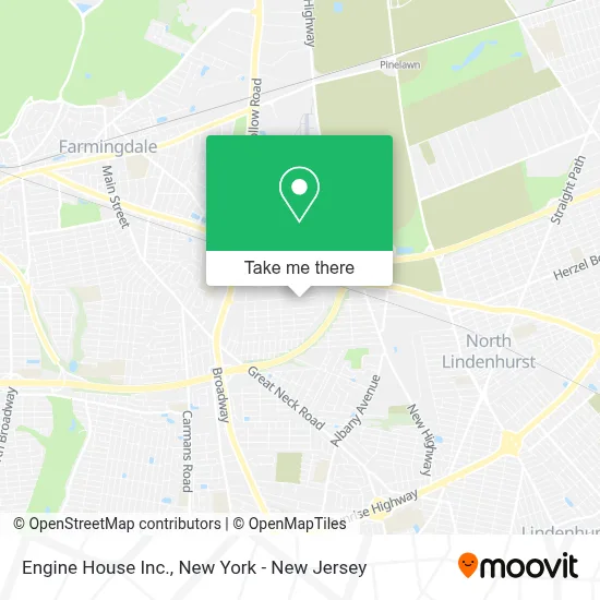 Engine House Inc. map