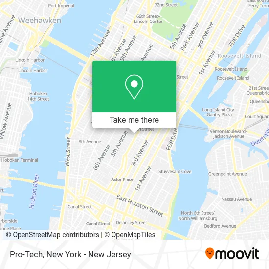 Pro-Tech map