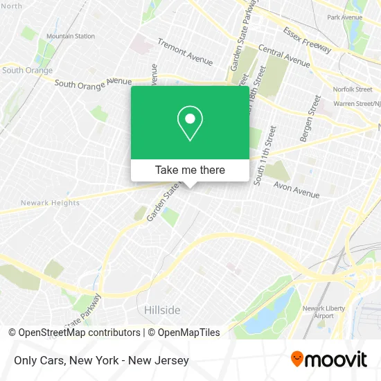 Only Cars map