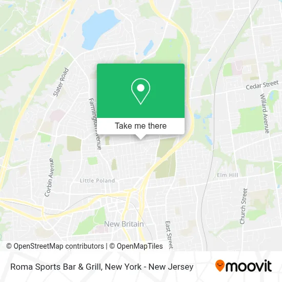 Roma Sports Bar & Grill map