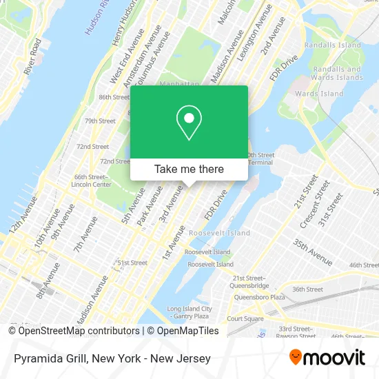 Pyramida Grill map