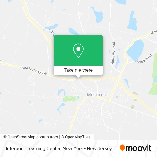 Interboro Learning Center map