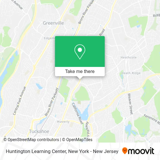 Huntington Learning Center map