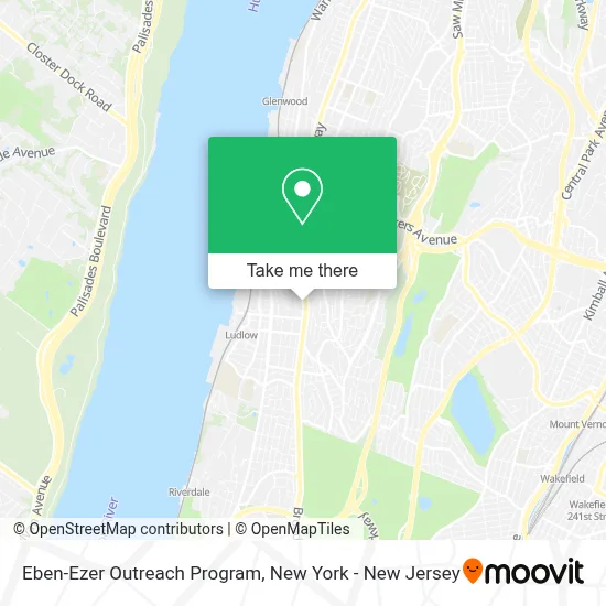 Eben-Ezer Outreach Program map