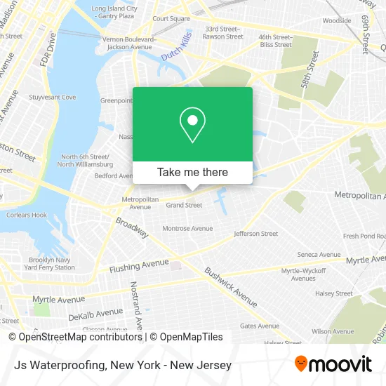 Js Waterproofing map