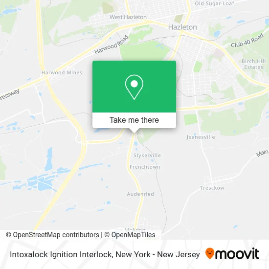 Intoxalock Ignition Interlock map