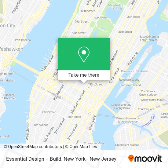 Essential Design + Build map