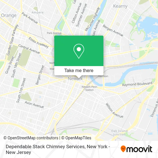 Dependable Stack Chimney Services map