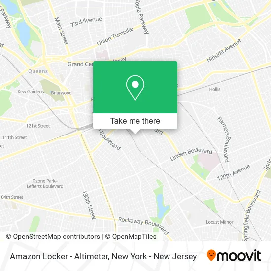 Amazon Locker - Altimeter map