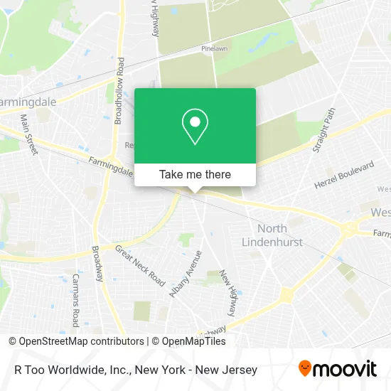R Too Worldwide, Inc. map