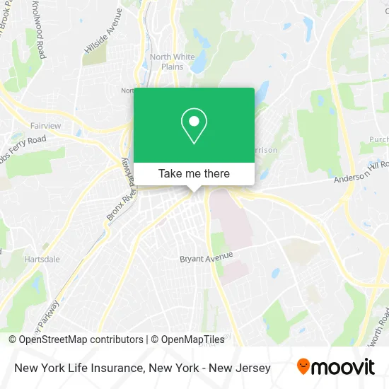 New York Life Insurance map