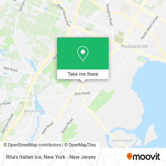 Rita's Italian Ice map