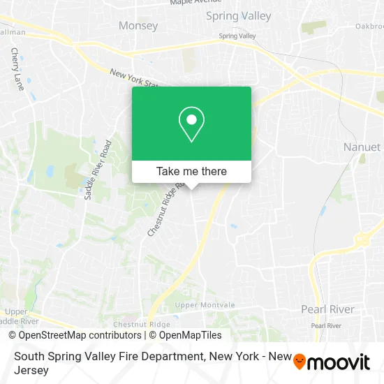 South Spring Valley Fire Department map