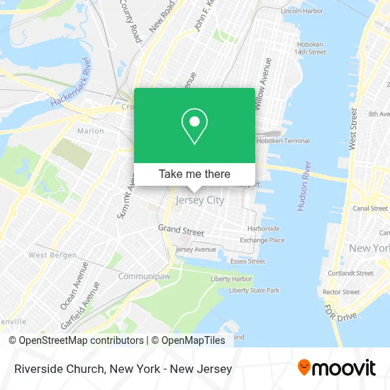 Riverside Church map