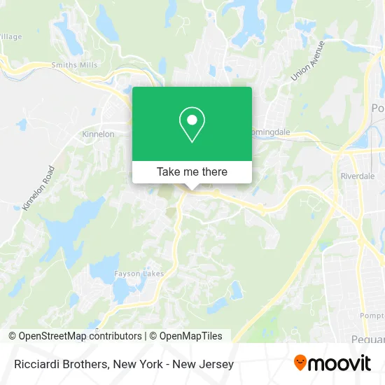 Ricciardi Brothers map